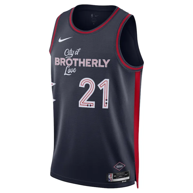 Camiseta Joel Embiid 76ers City Edition 2023-24 Unisex