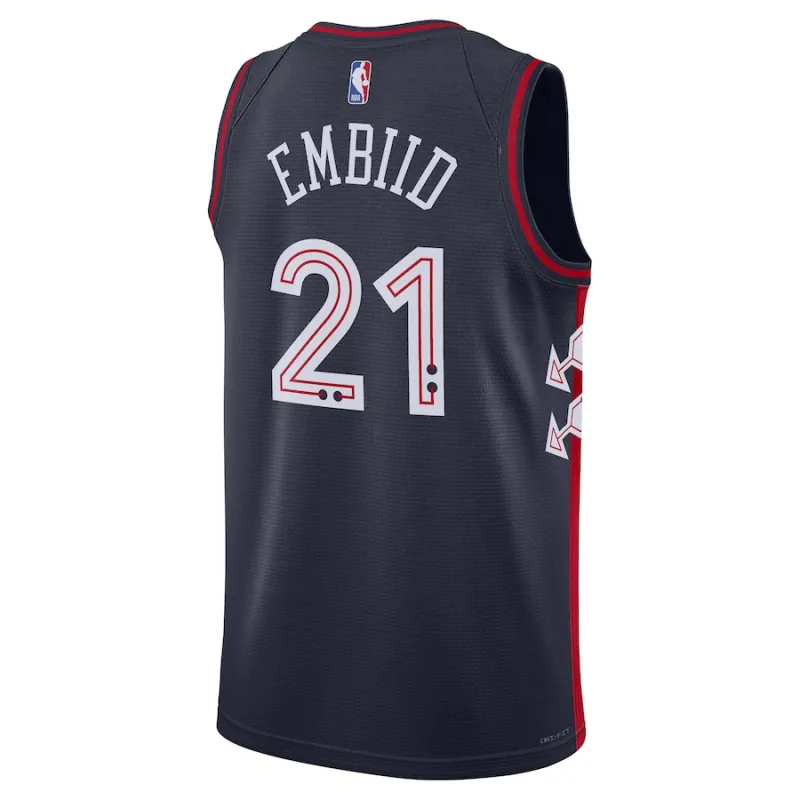 Camiseta Joel Embiid 76ers City Edition 2023-24 Unisex