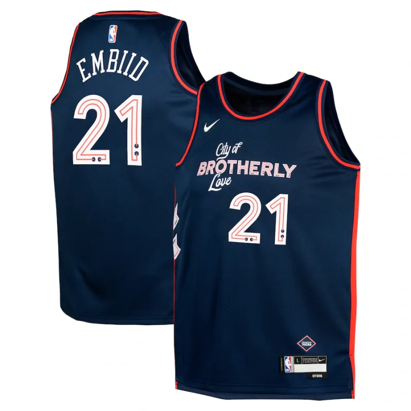 Joel Embiid 76ers City Edition Trikot - Swingman