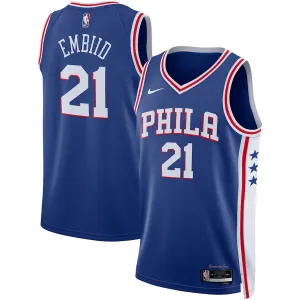 Joel Embiid Philadelphia 76ers Unisex Swingman Jersey - Icon Edition - Königblau