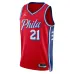 Joel Embiid Philadelphia 76ers Maglia Swingman Unisex di Jordan Brand - Edizione di Dichiarazione - Rosso