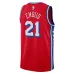 Joel Embiid Philadelphia 76ers Maglia Swingman Unisex di Jordan Brand - Edizione di Dichiarazione - Rosso