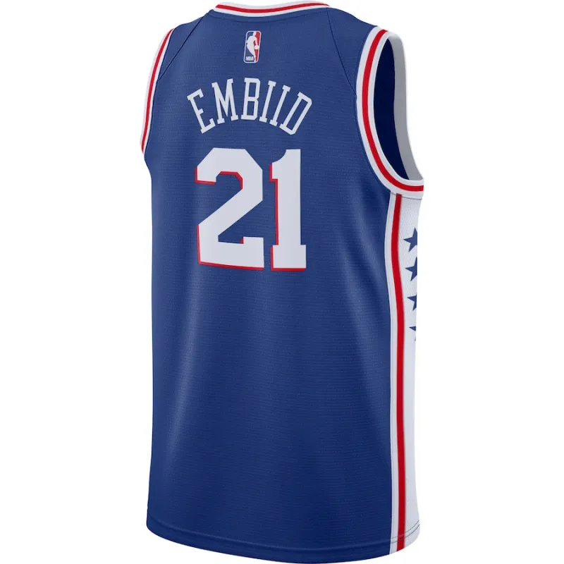 Joel Embiid Philadelphia 76ers Swingman-Jersey - Icon-Edition - Königblau