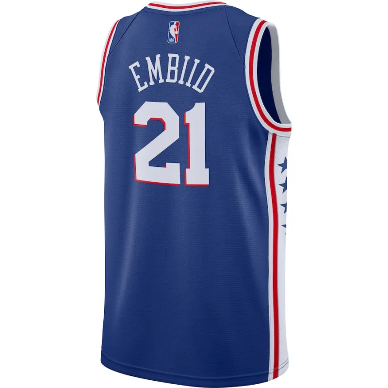 Joel Embiid Philadelphia 76ers Swingman-Jersey 2019/2020 - Icon Edition - Königblau