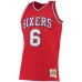 Julius Erving Philadelphia 76ers Mitchell & Ness Women's 1982/83 Classic Hardwood Classics Jersey - Red