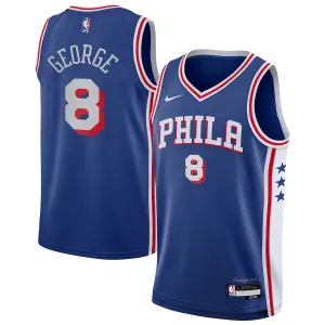 Paul George Philadelphia 76ers Jugend Swingman-Jersey - Icon Edition - Königblau