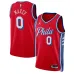Tyrese Maxey Philadelphia 76ers Jordan Brand Unisex Swingman-Jersey - Statement Edition - Rot