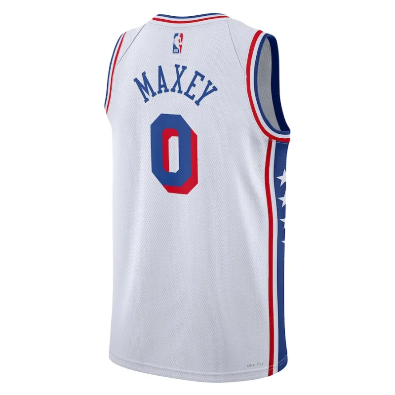 Tyrese Maxey Philadelphia 76ers Unisex Swingman Jersey - Association Edition - White