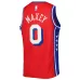 Tyrese Maxey Philadelphia 76ers Jordan Brand Jugend Swingman-Jersey - Statement Edition - Rot
