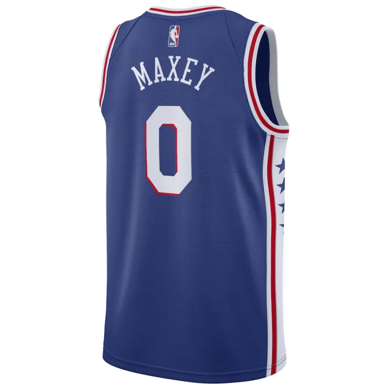Tyrese Maxey Philadelphia 76ers Swingman Jersey - Icon Edition - Royal Blue