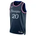 Philadelphia 76ers Jared McCain 2025/26 Swingman Jersey - City Edition - Blue