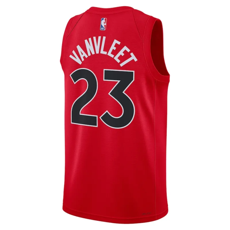 Fred VanVleet Toronto Raptors Camiseta Swingman Unisex - Edición Ícono - Rojo