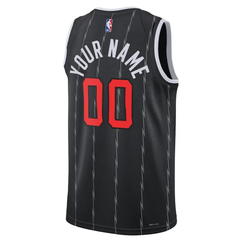 Toronto Raptors 2025/26 Swingman Unisex Jersey - City Edition - Black