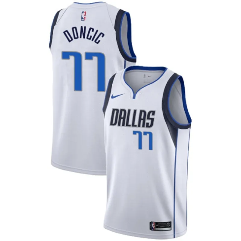 Luka Doncic, Dallas Mavericks Association Edition White