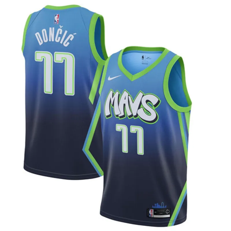 Luka Doncic, Dallas Mavericks 2019/20 City Edition Blue