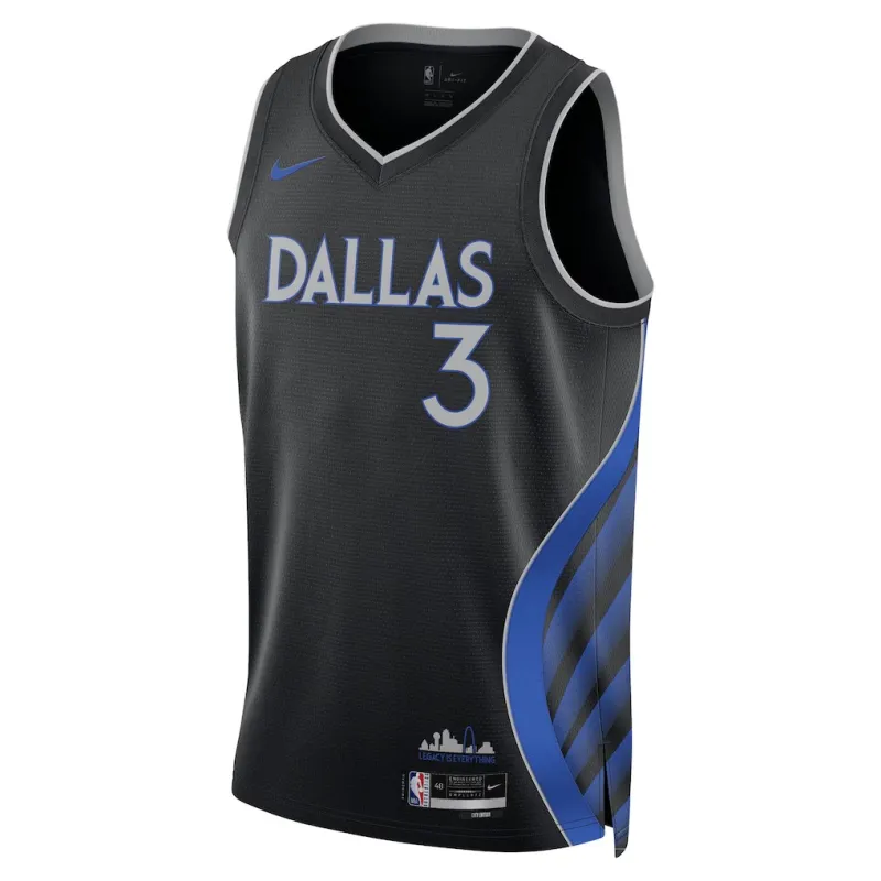 Dallas Mavericks Anthony Davis 2025/26 Maglia Unisex - Edizione Città - Nero