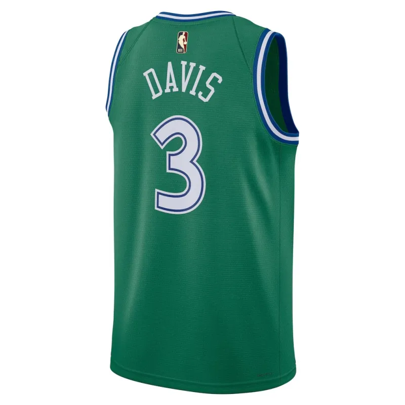 Maglia Swingman dei Dallas Mavericks Anthony Davis - Edizione Classica - Verde