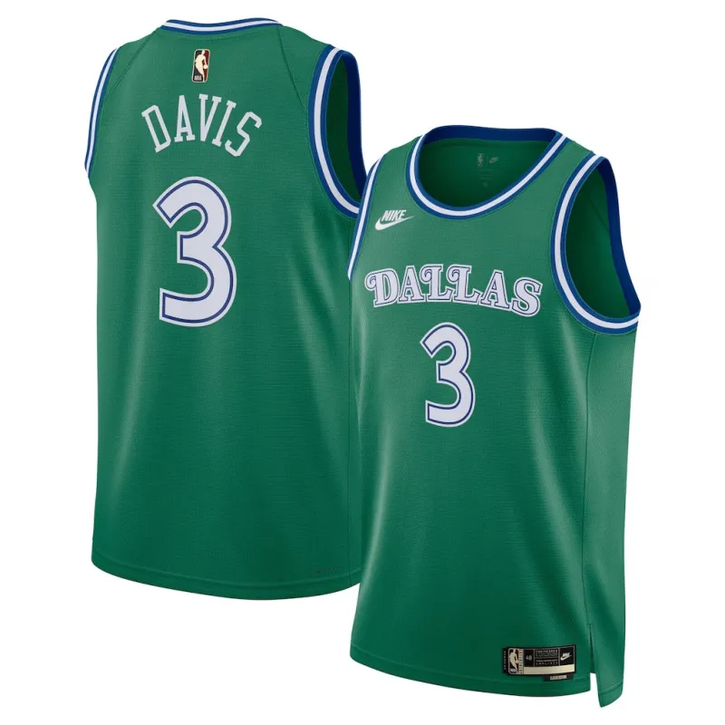 Maglia Swingman dei Dallas Mavericks Anthony Davis - Edizione Classica - Verde