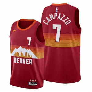 Facundo Campazzo, Denver Nuggets, 2020/21 City Edition, Red