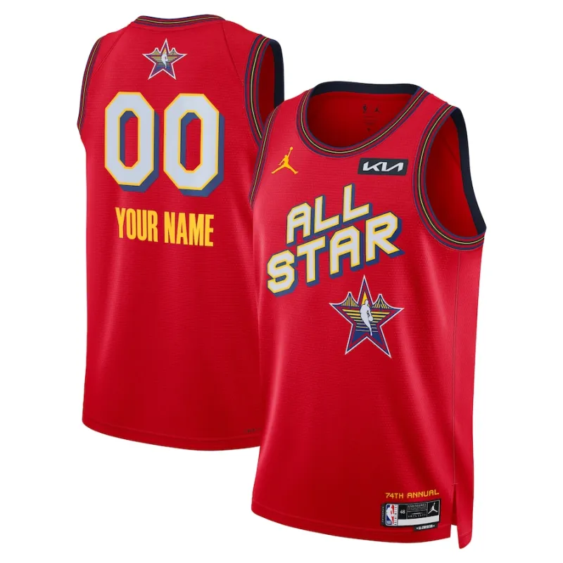 Canotta Denver Nuggets NBA All-Star 2025 – Rosso