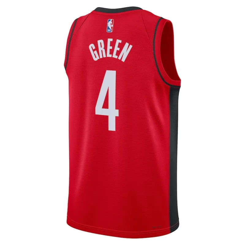 Jalen Green, Houston Rockets, Maillot unisexe Édition Icone, Rouge