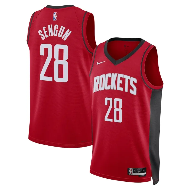 Maglia Swingman degli Houston Rockets Alperen Şengün - Edizione Icona - Rossa