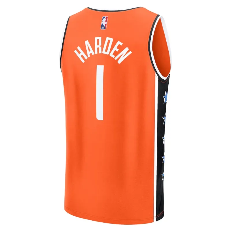 Los Angeles Clippers James Harden 2025/26 Maglia - Edizione Città - Arancione