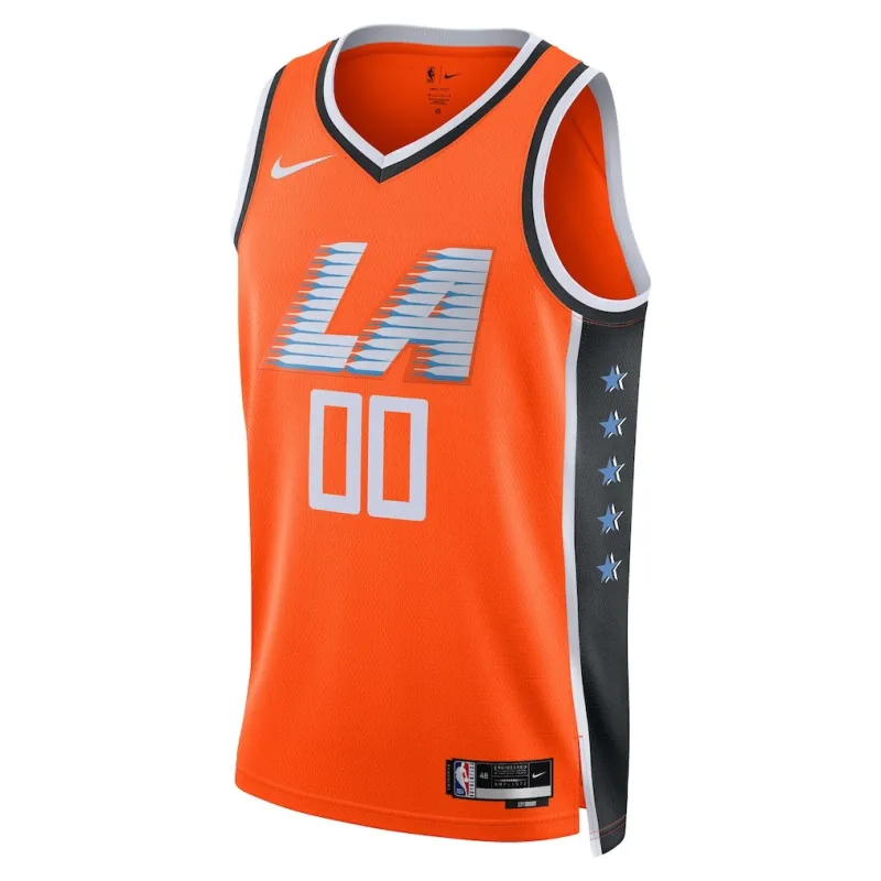 Los Angeles Clippers 2025/26 Camiseta Unisex Edición Ciudad - Naranja