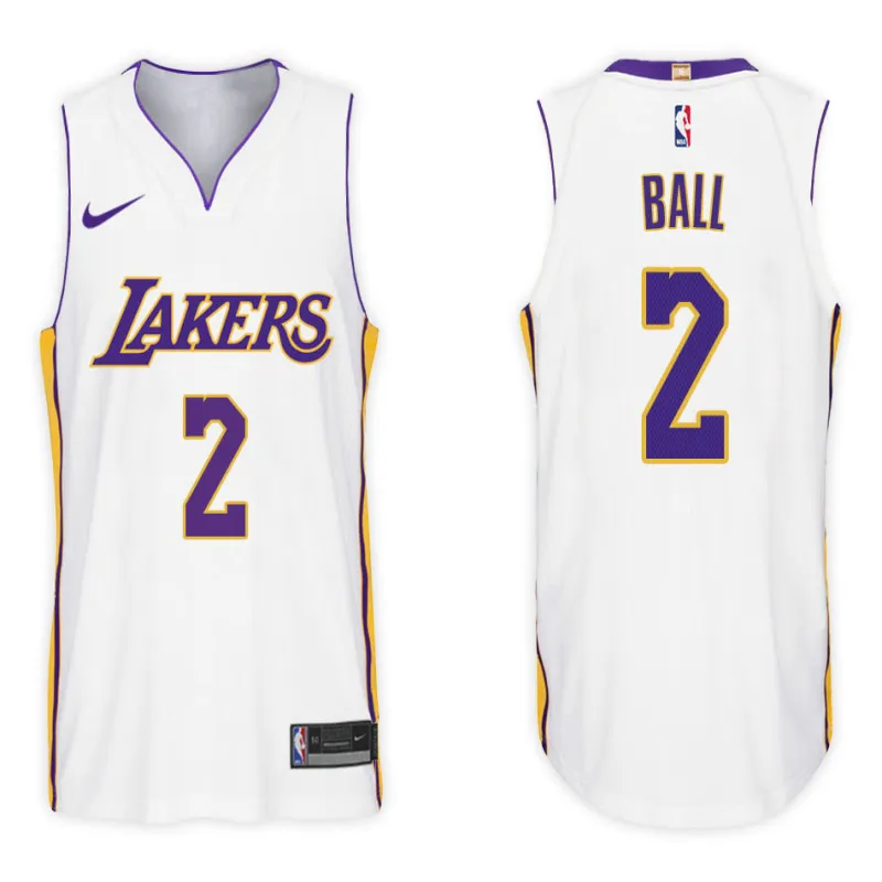 Lonzo Ball, Los Angeles Lakers, White