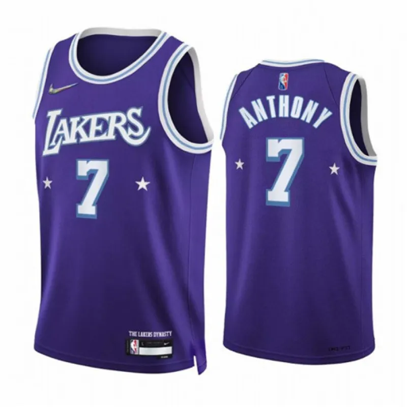Carmelo Anthony, Los Angeles Lakers, 2021/22 City Edition, Purple