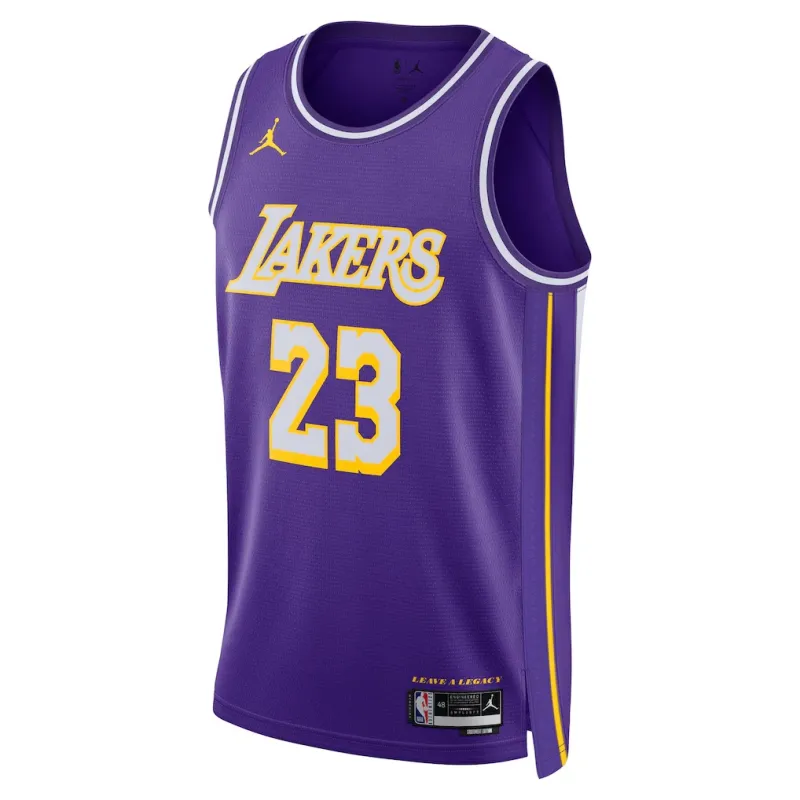 Los Angeles Lakers LeBron James Swingman Jersey - Personalization Edition - Purple