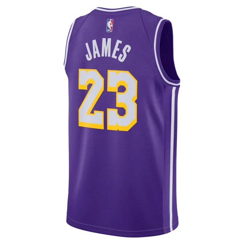 Los Angeles Lakers LeBron James Swingman Jersey - Personalization Edition - Purple