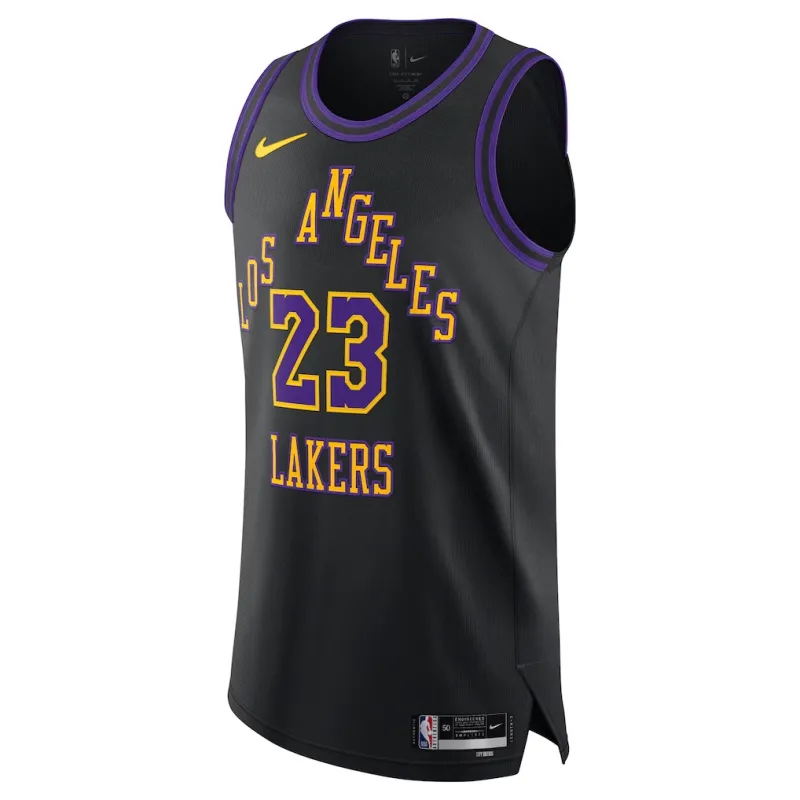 LAL James 2025/26 Swingman City Edition Jersey Black