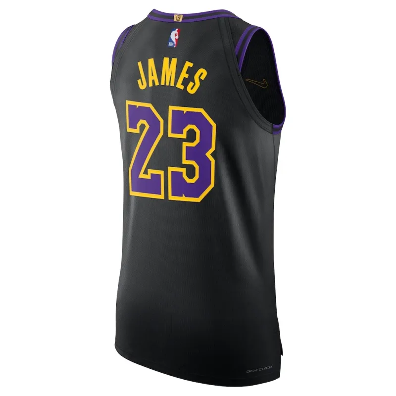 LAL James 2025/26 Swingman City Edition Jersey Black