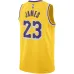 Los Angeles Lakers LeBron James Maillot Swingman - Édition Icône - Jaune
