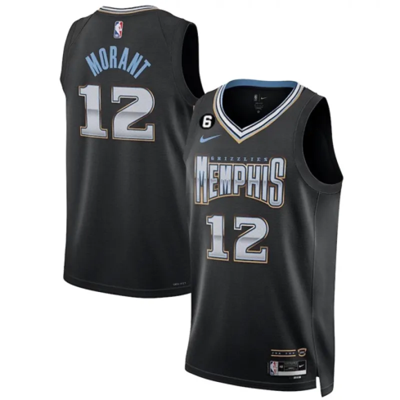Ja Morant. Memphis Grizzlies. 2022/23. Schwarz