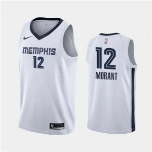 Ja Morant. Memphis Grizzlies. Association-Edition. Weiß