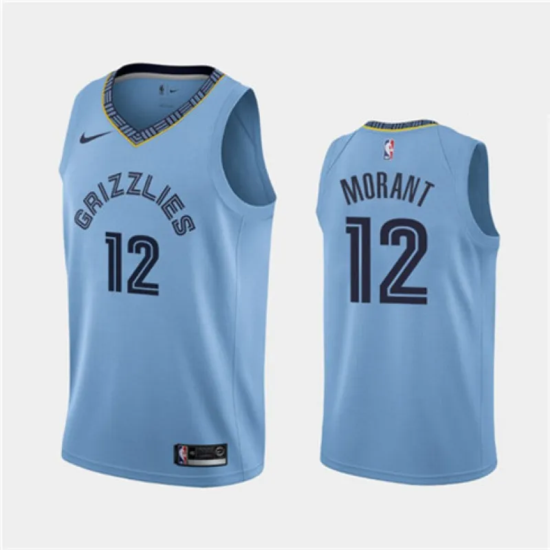 Ja Morant. Memphis Grizzlies. Azul