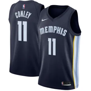 Mike Conley. Memphis Grizzlies. Icon. Blau navy