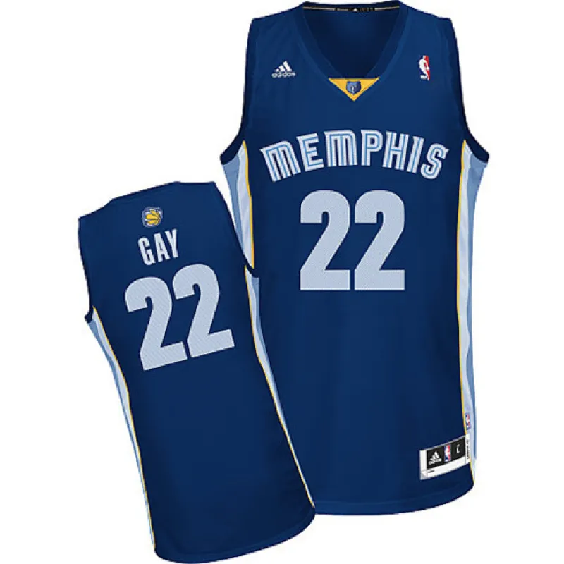 Rudy Gay. Memphis Grizzlies. Blue