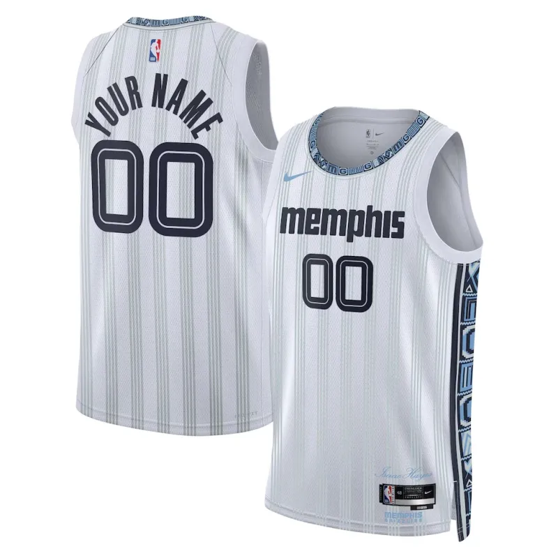 Memphis Grizzlies 2025/26 Swingman Unisex-Trikot - City-Edition - Weiß