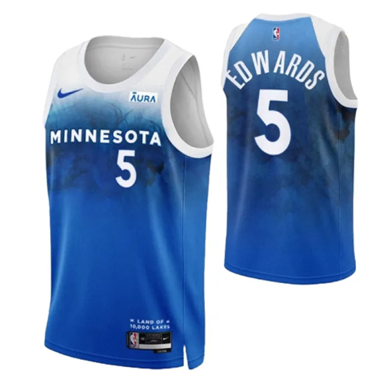 Anthony Edwards, Minnesota Timberwolves, edizione Città 2023/24, Blu