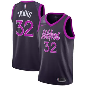 Karl - Anthony Towns, Minnesota Timberwolves, 2018/19 City Edition, Purple