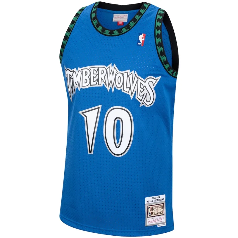 Wally Szczerbiak, Minnesota Timberwolves, 2003/04, Blue