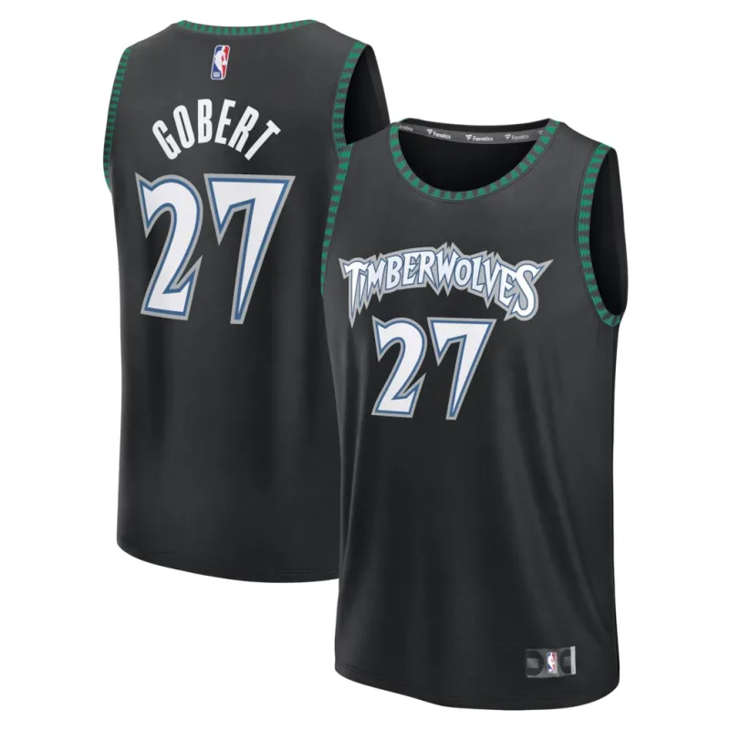 Minnesota Timberwolves Rudy Gobert Swingman Trikot - Classic Edition - Schwarz