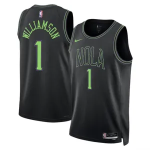 Zion Williamson. New Orleans Pelicans. 2023/24 City Edition. Black