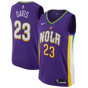 Anthony Davis. New Orleans Pelicans. City Edition. Purple