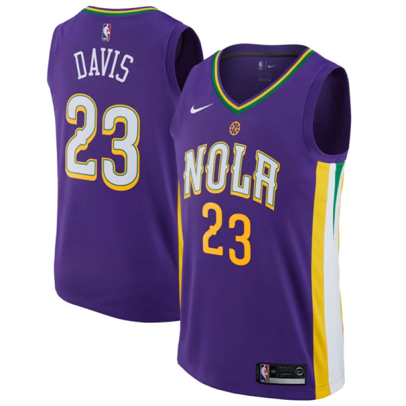 Anthony Davis. New Orleans Pelicans. Edición Ciudad. Púrpura