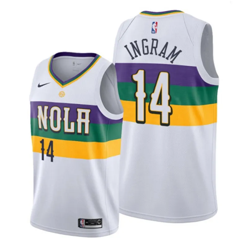 Brandon Ingram, New Orleans Pelicans, edición de la ciudad 2019/20, blanco