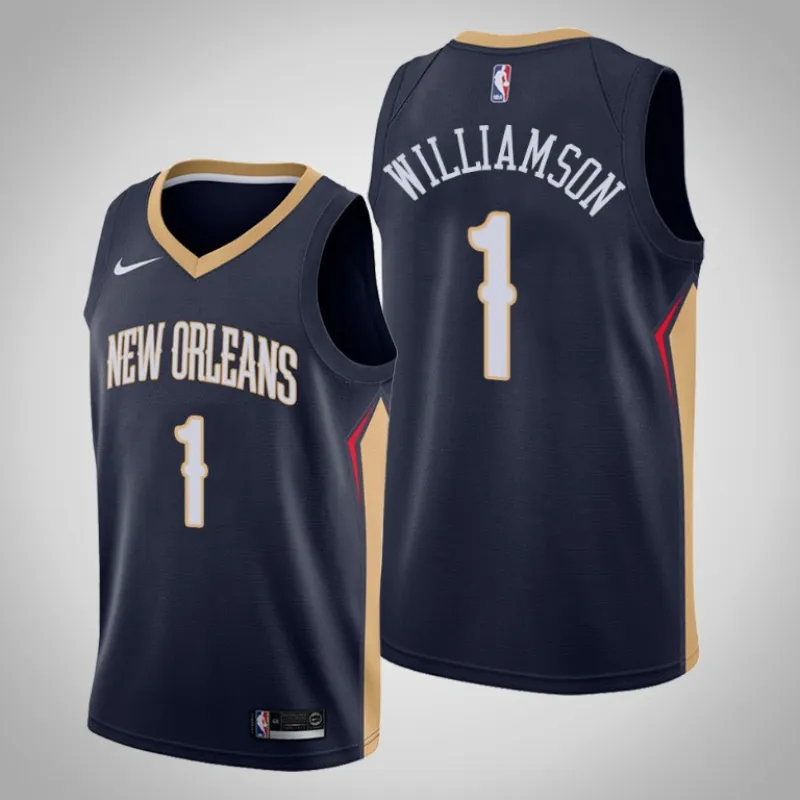 Zion Williamson. New Orleans Pelicans. 2018/19 Dark Blue